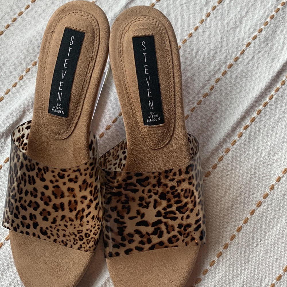 Steven By Steve Madden Slide With Clear Wedge And… - image 6